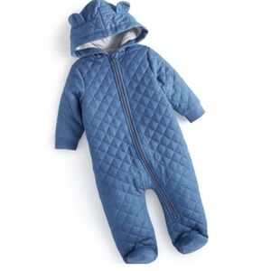 Baby Denim Snowsuit | Size 6-9m